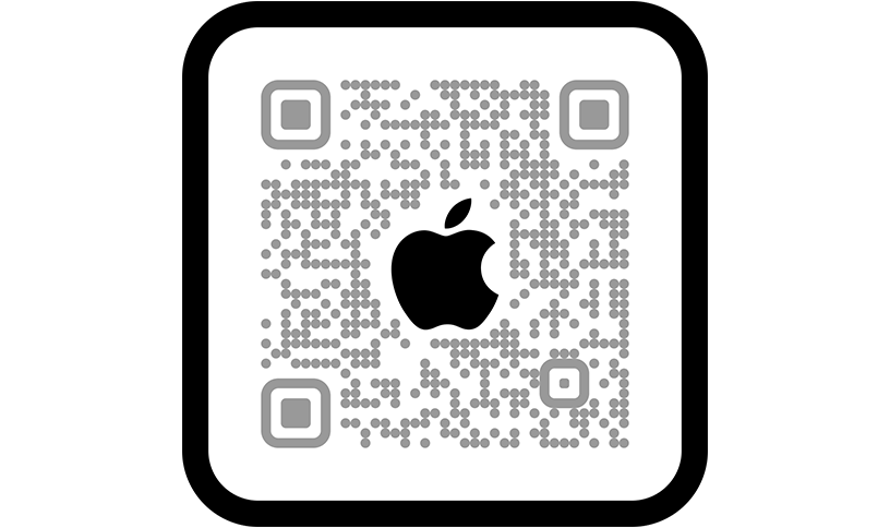 Scan the QR code to shop in the Apple Store app.