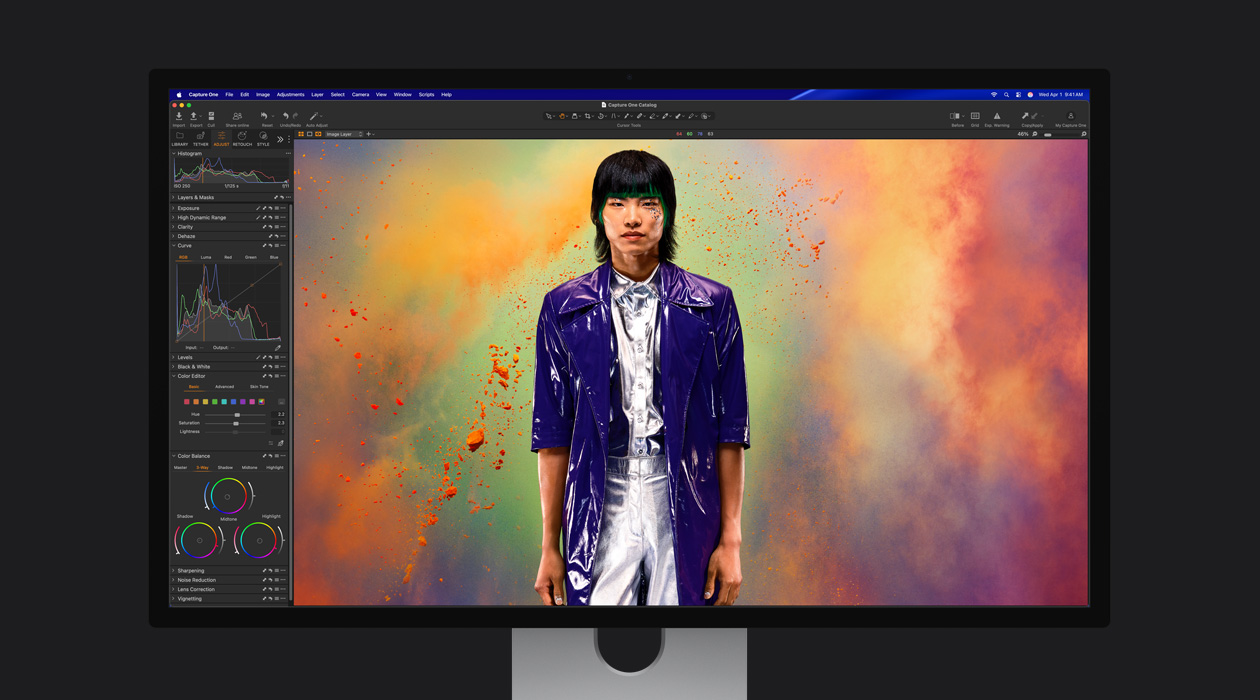 An image file with multiple view options in the left hand navigation